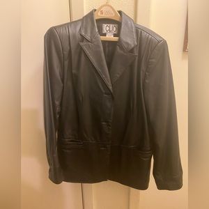Never worn leather coat
